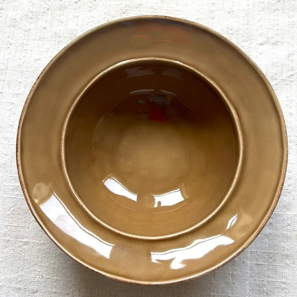 3 Pottery Barn handcrafted soup / cereal bowls